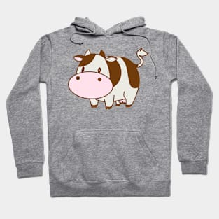 Cow white Hoodie